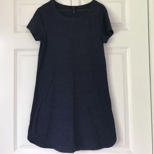 Blue t-shirt dress