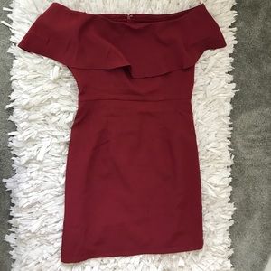 Off the shoulder dress