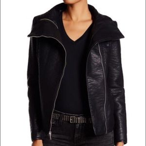 French Connection Faux leather Moto jacket