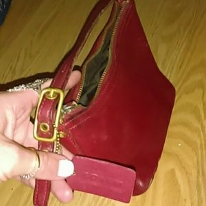Red coach purse