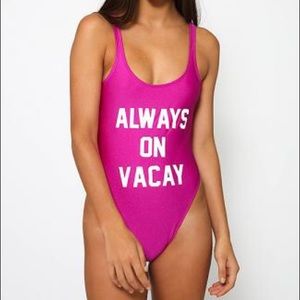 One Piece bathing suit