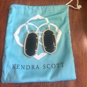 Black/Blue Iridescent Kendra Stone Earrings