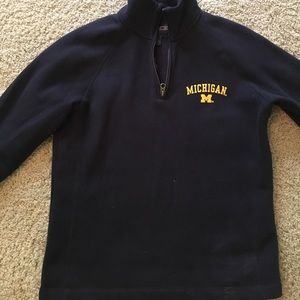 SOLD Size M University of Michigan quarter zip