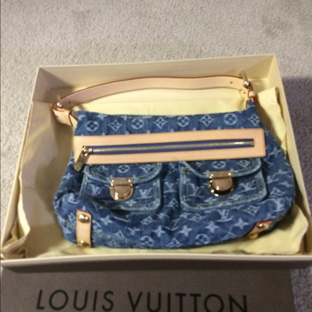 Louis Vuitton denim baggy pm