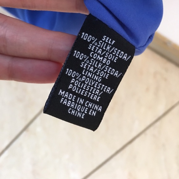 Tibi blue silk dress pull over. New without tag - Picture 4 of 4