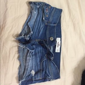 hollister denim shorts