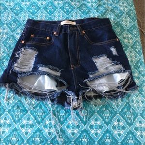 High waisted shorts