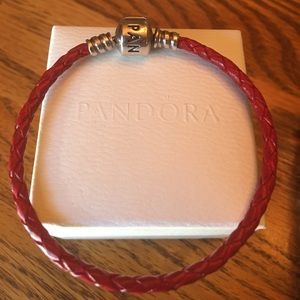 Size 1 single red leather