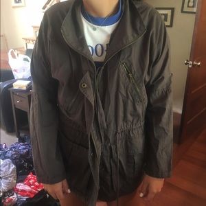 Cute grey army jacket! Barely worn! Billabong