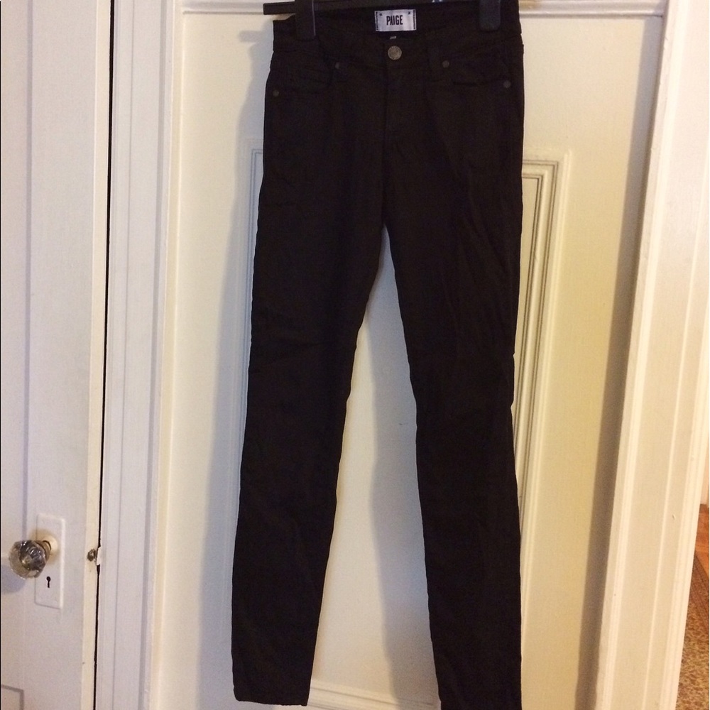 Paige Verdugo Ultra Skinny Black Jeans