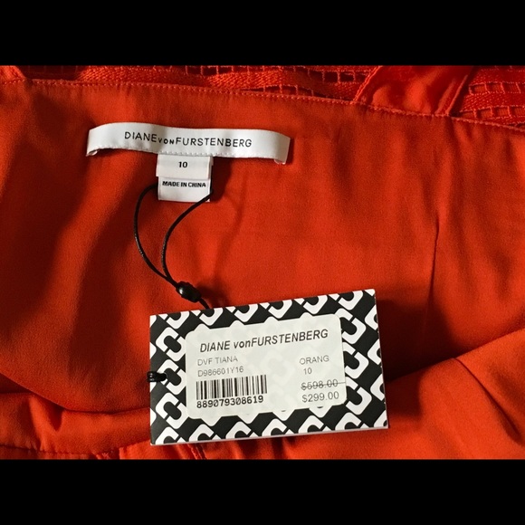 NWT Diane Von Furstenberg Lace Dress - Picture 6 of 6