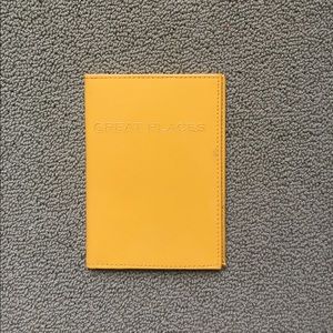 Leather passport case