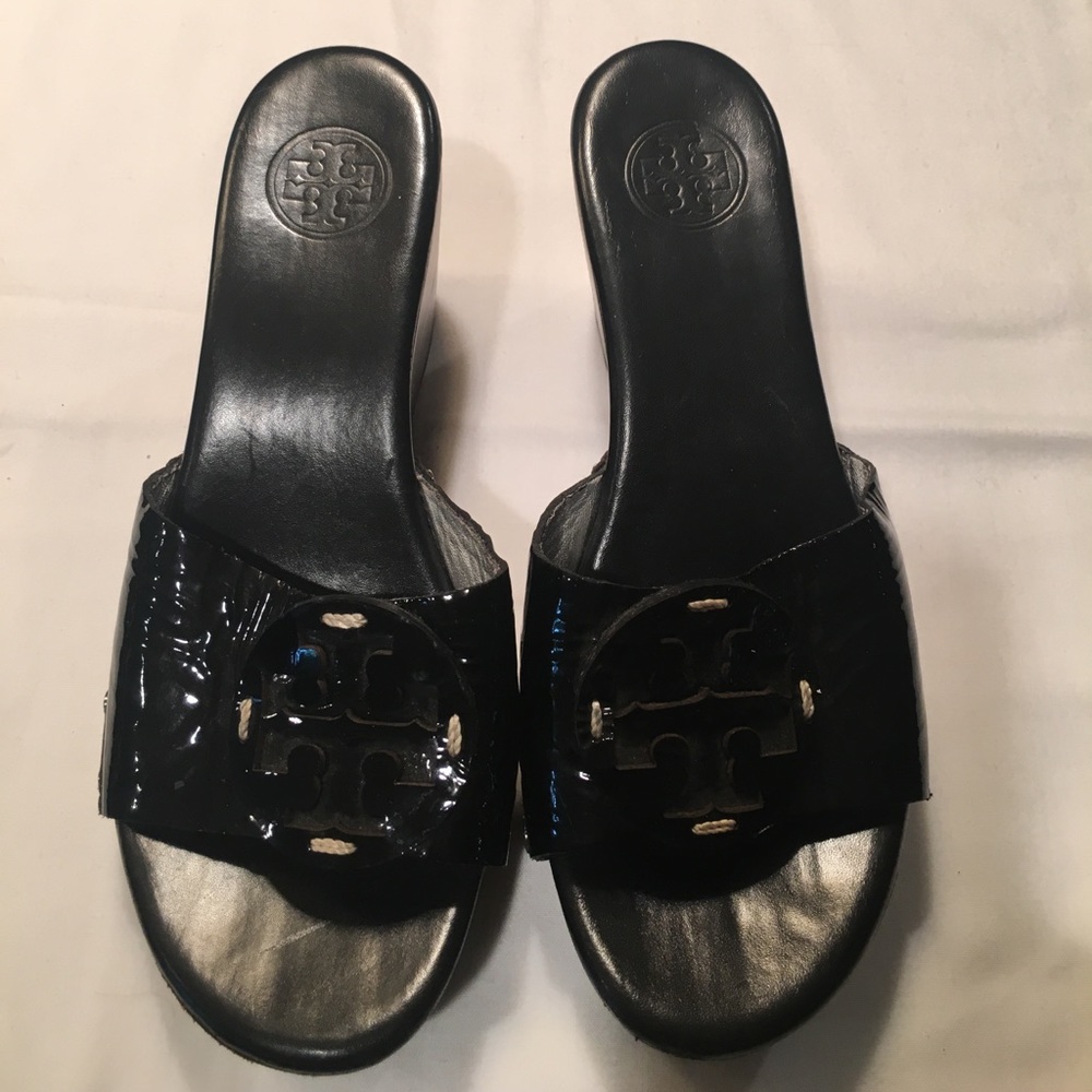 Tory Burch Miller patent leather platform