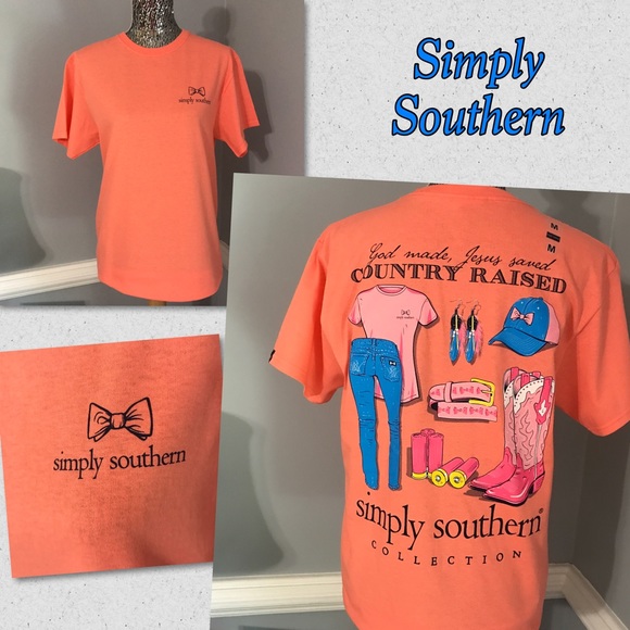 28 off Simply Southern Tops New Simply Southern "Country Raised" Tshirts from Amie 💕