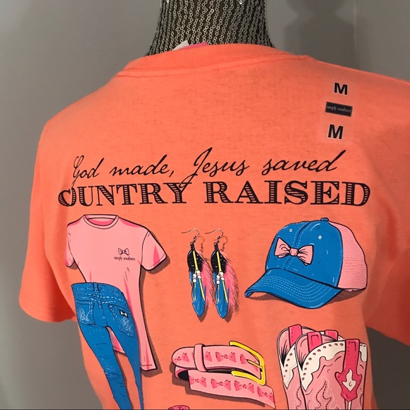 28 off Simply Southern Tops New Simply Southern "Country Raised" Tshirts from Amie 💕