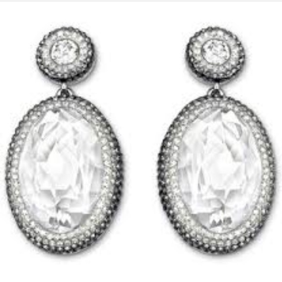 Swarovski Vita oval crystal earrings - Picture 2 of 3