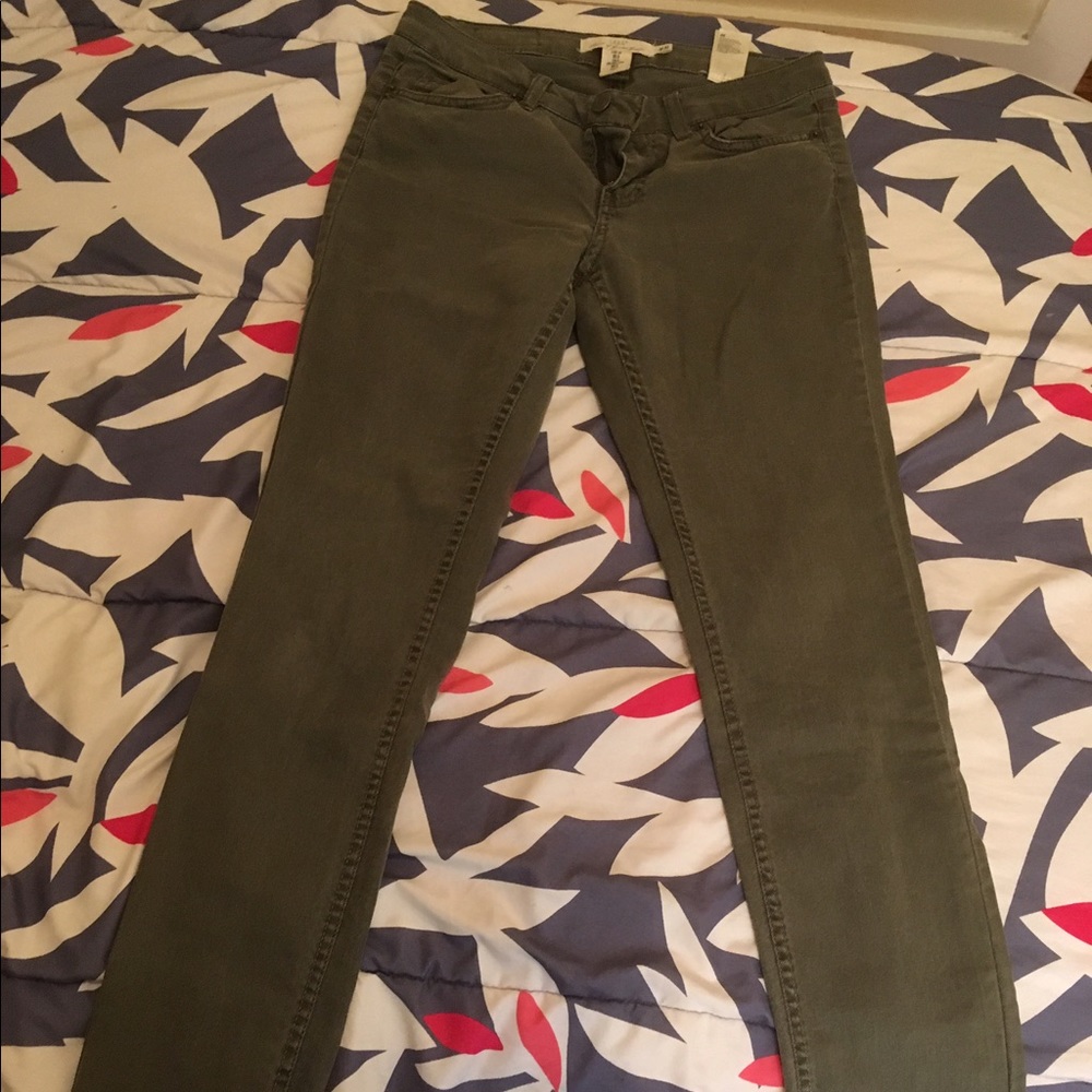 Logic Skinny Olive Green Pants
