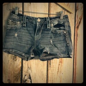 Rock revival jeans shorts