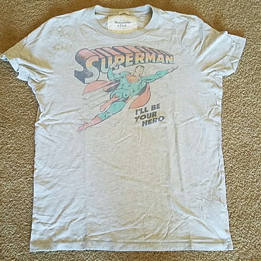 Abercrombie super man tee