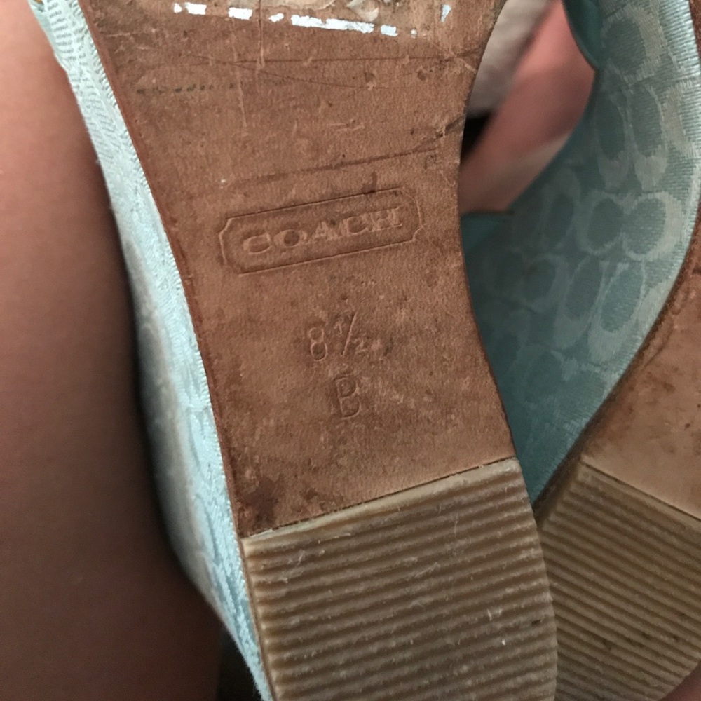 Coach Ankle-Wrap Wedges😍 - Picture 4 of 8