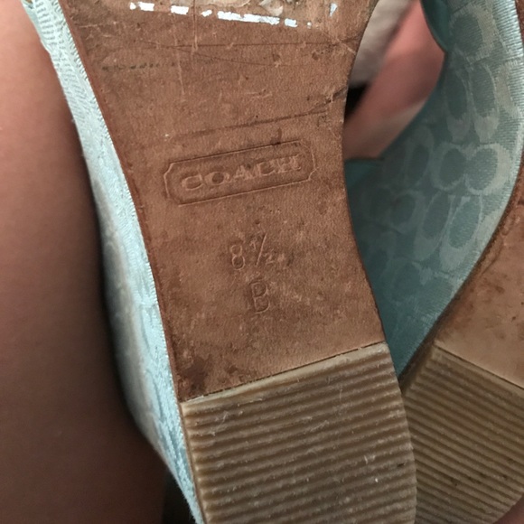 Coach Ankle-Wrap Wedges😍 - Picture 4 of 8