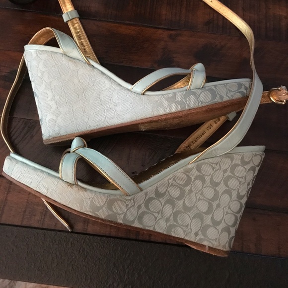 Coach Ankle-Wrap Wedges😍 - Picture 6 of 8