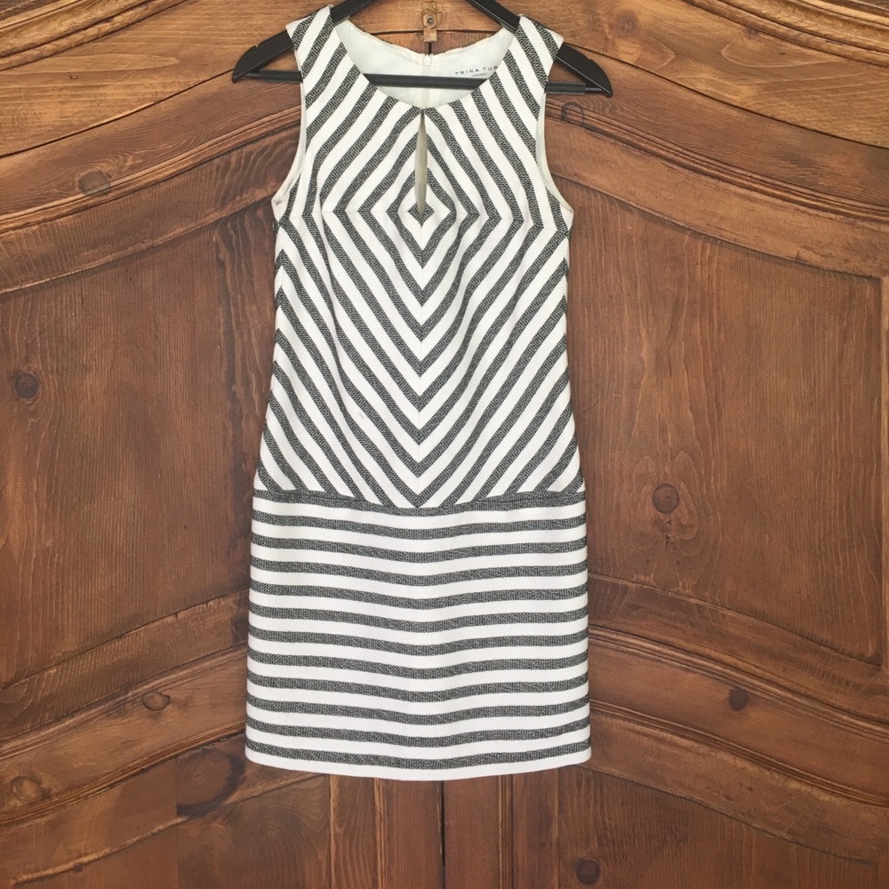 Black and Cream Dress (A)