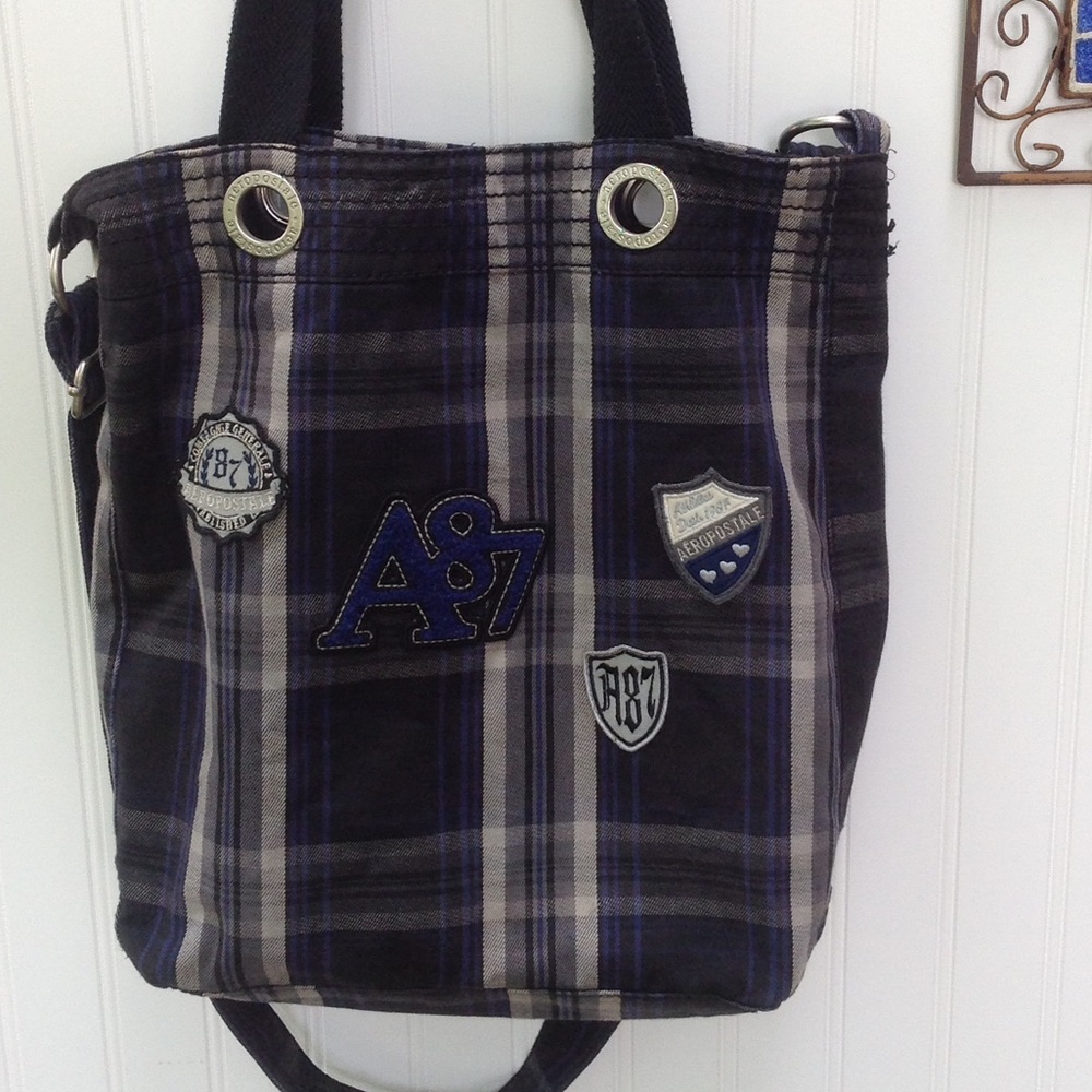 Aeropostale Canvas Tote Messenger Bag