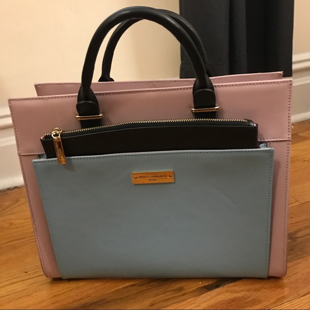 Gorgeous blush leather Pascal Morabito purse