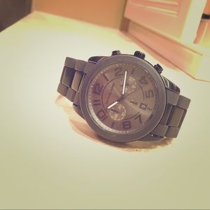 Michael Kors Black Mercer Chronograph Watch Mk8322