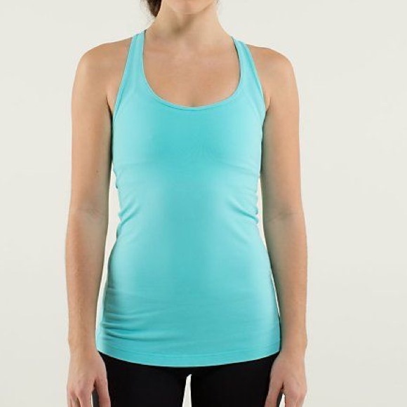 Lululemon athletica cool racer Luon tank blue