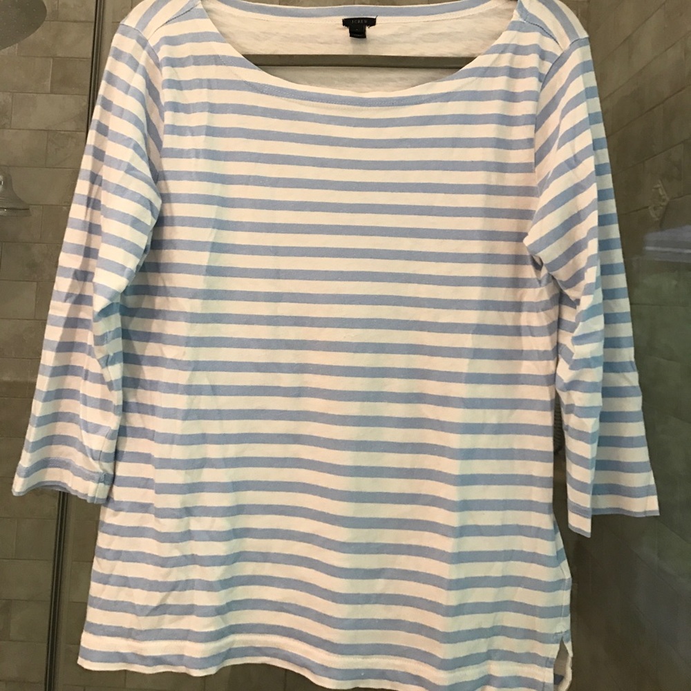 Jcrew lightweight striped top