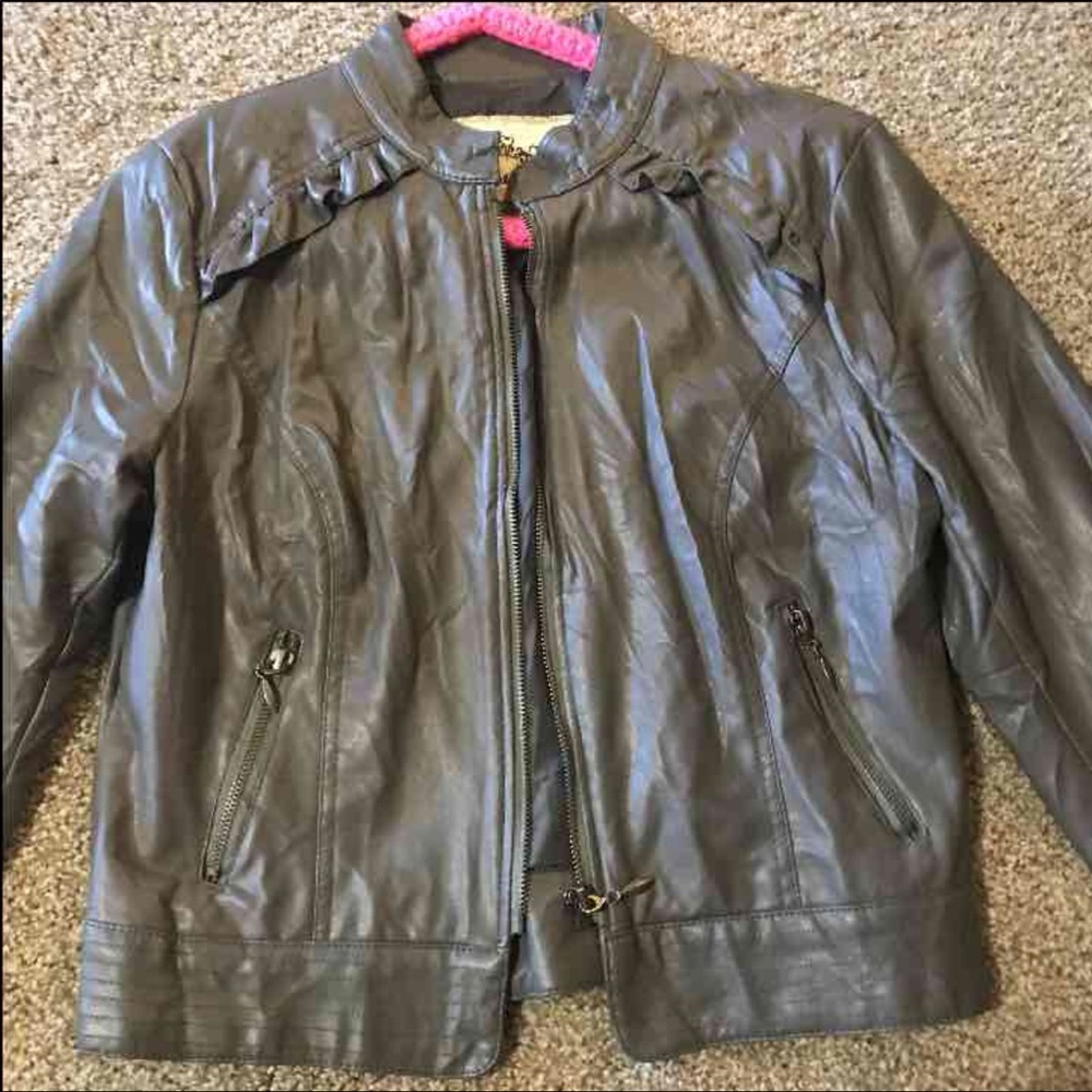 Heart Soul leather jacket