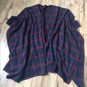 Plaid Cape/Wrap