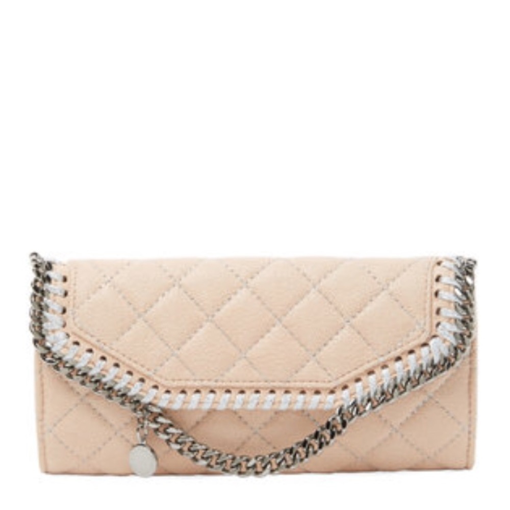 Shaggy Deer Quilted Falabella Continental Wallet
