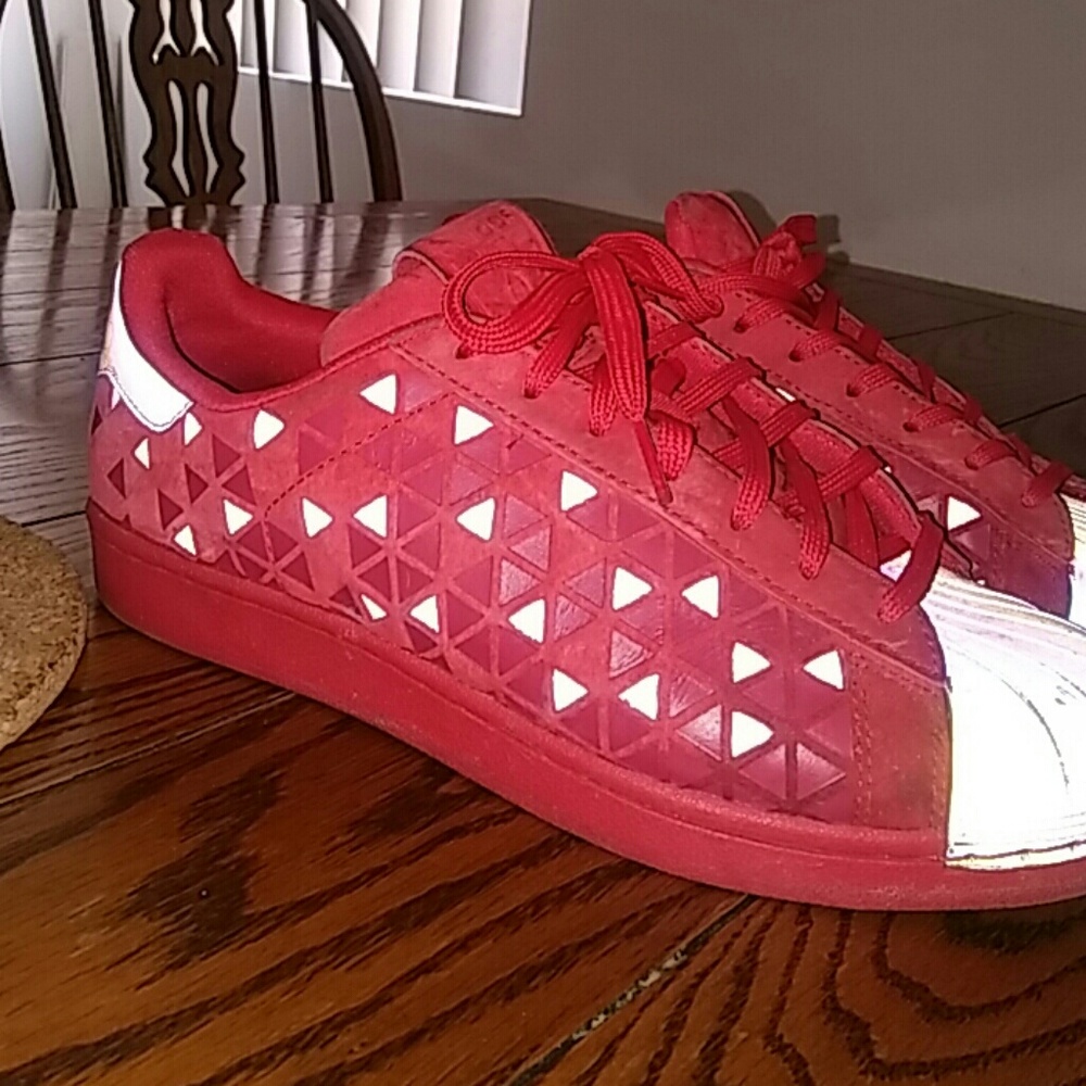 Adidas custom. All star holographic Super stars!