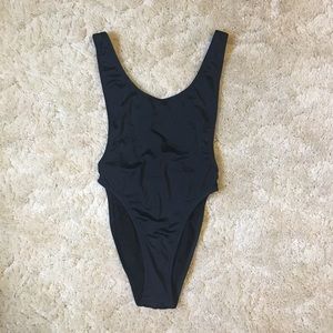 Black bathing suit