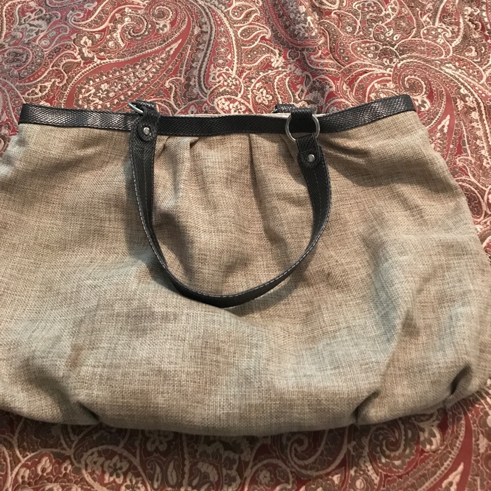 Tan Canvas handbag