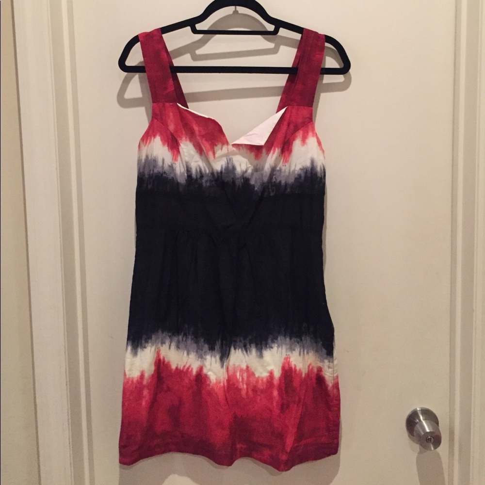 Ombré Print Dress