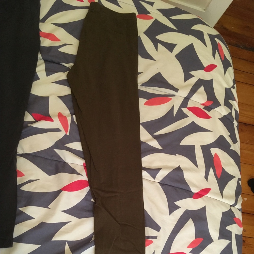 Olive Green Forever 21 Leggings