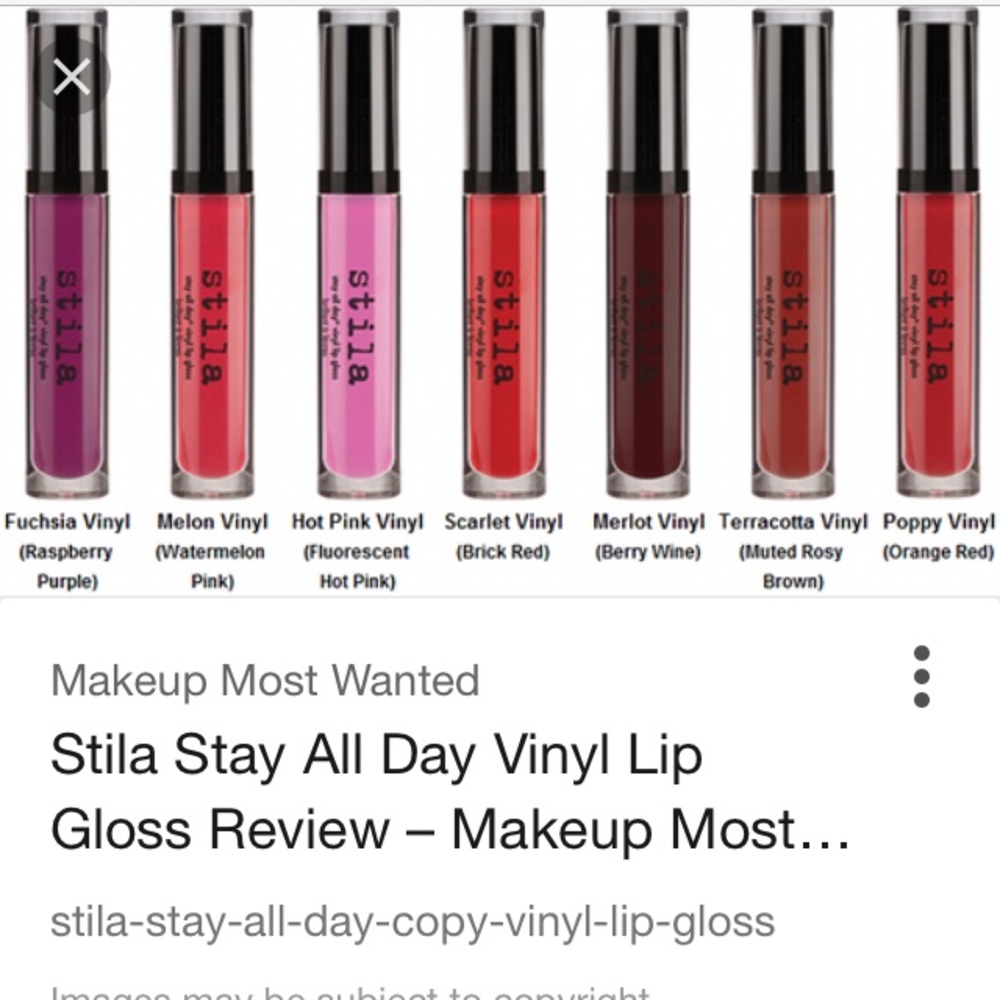 Stila vinyl lip gloss
