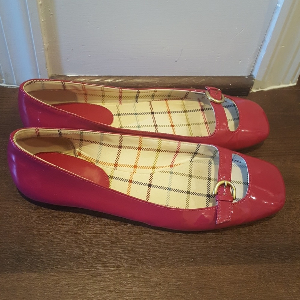 Coach hot pink flats