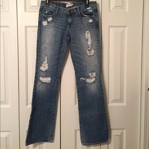 Destroyed Light Denim