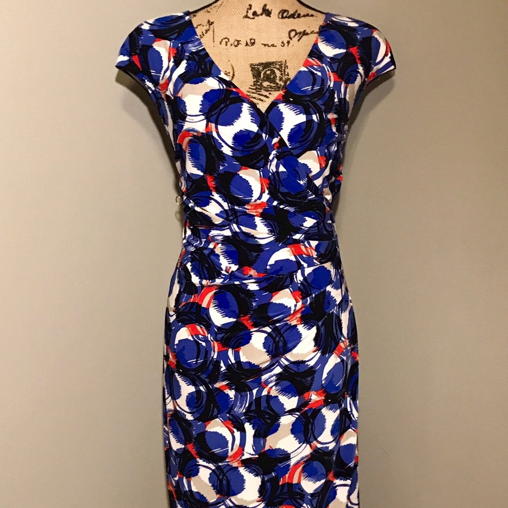 KASPER Dress - Fully Lined w/Cap Sleeve - Size 12