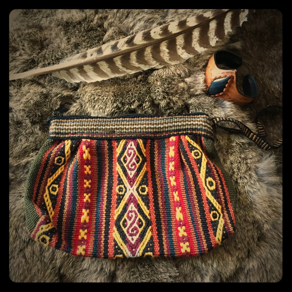 🌟Sale Today Ethnic Peruvian Clutch Purse - Picture 2 of 2
