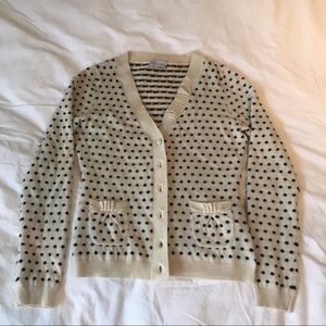 Red Valentino Polka-dot Cardigan