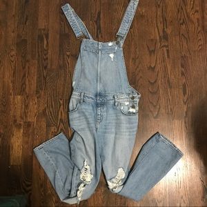 Denim Overalls