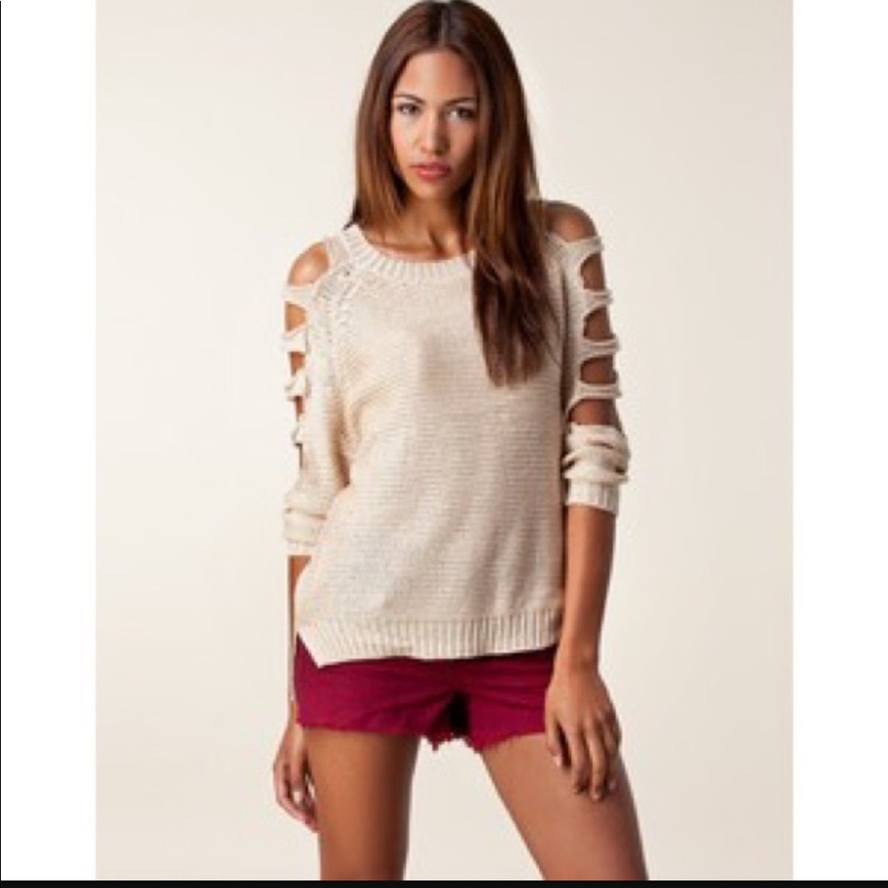 LF Pippa Lynn Cut out white sweater