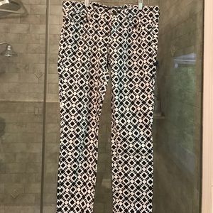 Geometric Jcrew pants