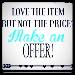 All offers considered